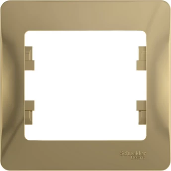 1-постовая рамка SCHNEIDER ELECTRIC GLOSSA, ТИТАН