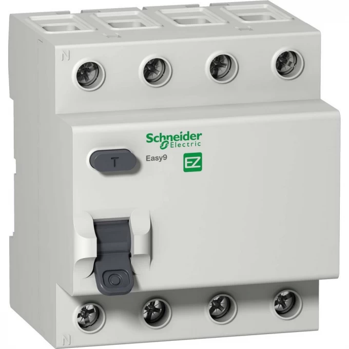 Дифференциальный выключатель (УЗО) SCHNEIDER ELECTRIC EASY 9 4П 63А 30мА AC 230В =S= EZ9R34463 Дифференциальный выключатель (УЗО) SCHNEIDER ELECTRIC EASY 9 4П 63А 30мА AC 230В =S= EZ9R34463