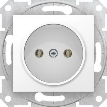 Розетка SCHNEIDER ELECTRIC SEDNA без зазем. конт., без защит. шторок, 16А, 250В, белый