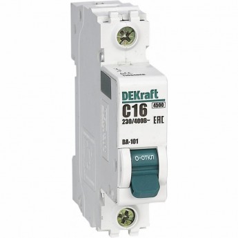 Автоматический выключатель SCHNEIDER ELECTRIC DEKRAFT 1Р 6А х-ка B ВА-101 4,5кА