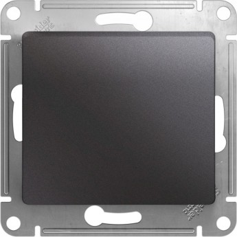 1-клавишный переключатель SCHNEIDER ELECTRIC GLOSSA, сх.6, 10АХ, механизм, ГРАФИТ
