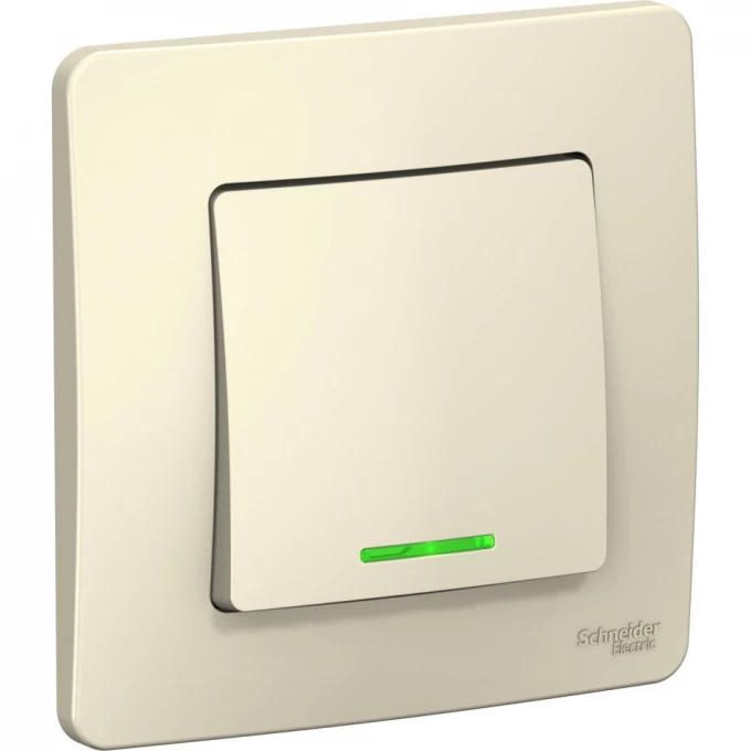 1-клавишный выключатель SCHNEIDER ELECTRIC BLANCA (cх.1) с подсветкой, 10А, 250B, МОЛОЧНЫЙ BLNVS010112 1-клавишный выключатель SCHNEIDER ELECTRIC BLANCA (cх.1) с подсветкой, 10А, 250B, МОЛОЧНЫЙ BLNVS010112