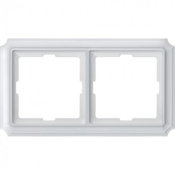 2-постовая рамка SCHNEIDER ELECTRIC MERTEN ANTIQUE, ПОЛ.БЕЛЫЙ, SD