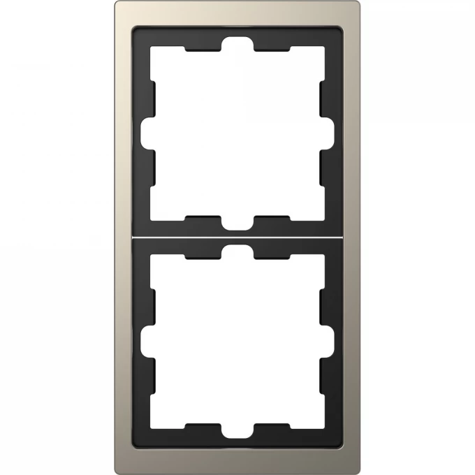 2-постовая рамка SCHNEIDER ELECTRIC MERTEN D-LIFE, НИКЕЛЬ MTN4020-6550 2-постовая рамка SCHNEIDER ELECTRIC MERTEN D-LIFE, НИКЕЛЬ MTN4020-6550