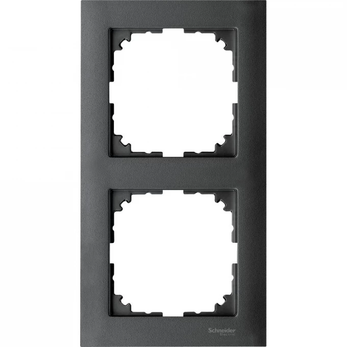2-постовая рамка SCHNEIDER ELECTRIC MERTEN M-PURE, АНТРАЦИТ, SM MTN4020-3614 2-постовая рамка SCHNEIDER ELECTRIC MERTEN M-PURE, АНТРАЦИТ, SM MTN4020-3614