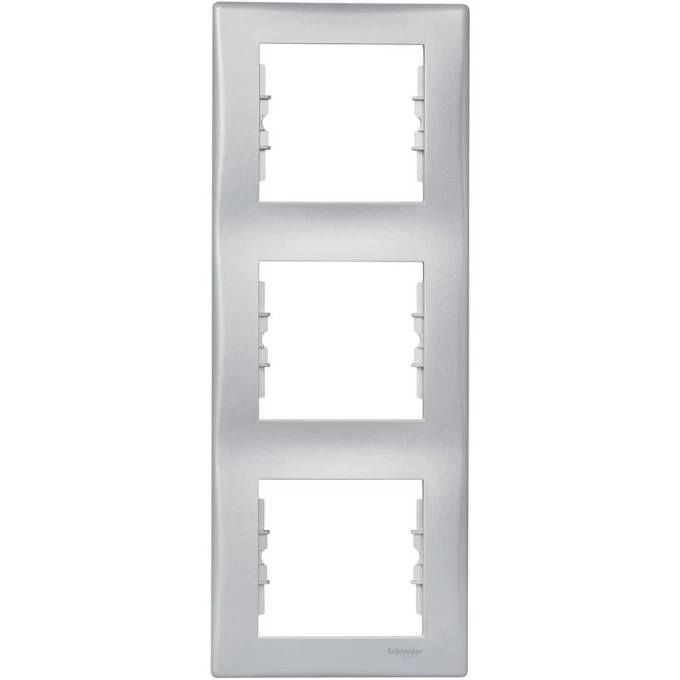 3-постовая рамка SCHNEIDER ELECTRIC SEDNA, вертикальная, АЛЮМИНИЙ SDN5801360 3-постовая рамка SCHNEIDER ELECTRIC SEDNA, вертикальная, АЛЮМИНИЙ SDN5801360