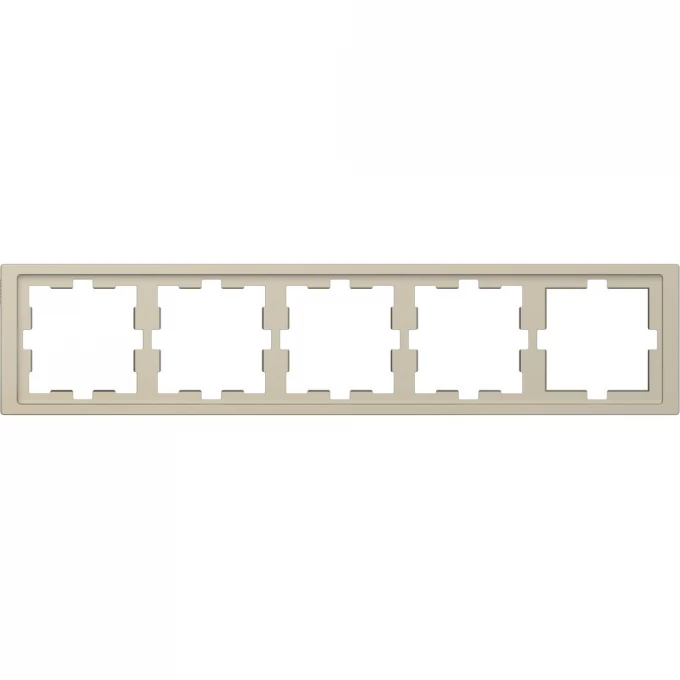 5-постовая рамка SCHNEIDER ELECTRIC MERTEN D-LIFE, САХАРА MTN4050-6533 5-постовая рамка SCHNEIDER ELECTRIC MERTEN D-LIFE, САХАРА MTN4050-6533