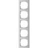 5-постовая рамка SCHNEIDER ELECTRIC MERTEN M-PURE, АЛЮМИНИЙ, SM MTN4050-3660
