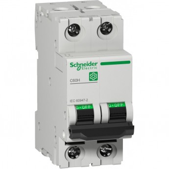 Автоматический выключатель SCHNEIDER ELECTRIC MULTI 9 C60H 2П 16A C