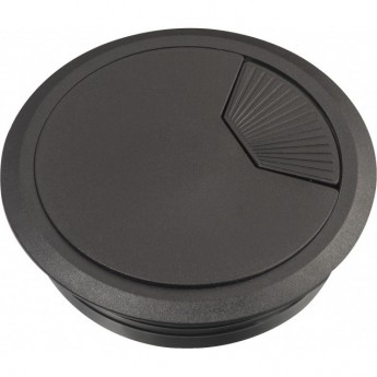 Кабельный громмет SCHNEIDER ELECTRIC MERTEN UNICA SYSTEM+ D80 мм пластик черный, комплект из 2х штук