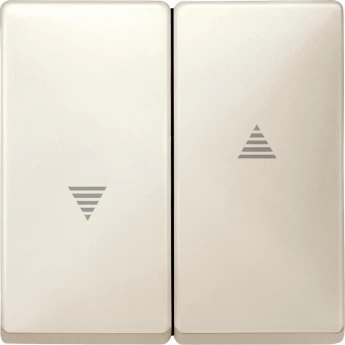 Клавиша двойная SCHNEIDER ELECTRIC MERTEN X2 для жалюзи и кноп., БЕЖЕВЫЙ, QF SD