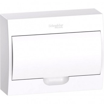 Корпус навесной с белой дверцей SCHNEIDER ELECTRIC EASY9 1ряд/12мод,IP40,IK07,63А,2 клеммы,Россия