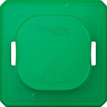 Крышка SCHNEIDER ELECTRIC MERTEN для защиты выключателей и розеток от загрязнения, ЗЕЛЕНЫЙ