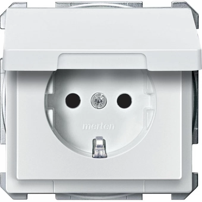 Механизм розетки SCHNEIDER ELECTRIC MERTEN 16А с з/к c шт. c крышкой ПОЛ.БЕЛЫЙ, QF SD MTN2310-4019 Механизм розетки SCHNEIDER ELECTRIC MERTEN 16А с з/к c шт. c крышкой ПОЛ.БЕЛЫЙ, QF SD MTN2310-4019