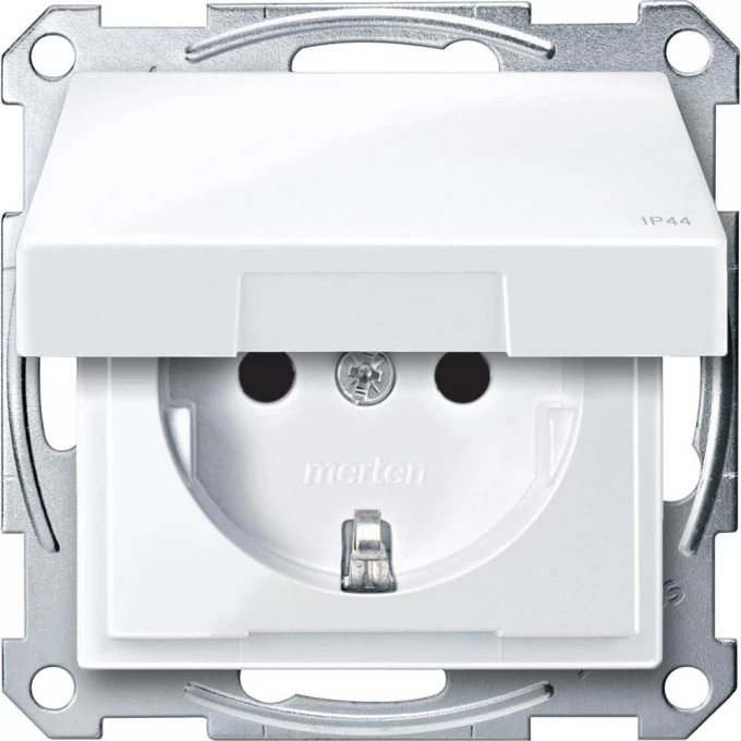 Механизм розетки SCHNEIDER ELECTRIC MERTEN с крышкой з/шт IP44, АКТИВНЫЙ БЕЛЫЙ, QF SM MTN2314-0325 Механизм розетки SCHNEIDER ELECTRIC MERTEN с крышкой з/шт IP44, АКТИВНЫЙ БЕЛЫЙ, QF SM MTN2314-0325
