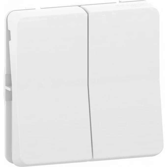 Механизм SCHNEIDER ELECTRIC MUREVA S двухклавишного переключателя, сх.6+6, БЕЛЫЙ, IP55 MUR39022 Механизм SCHNEIDER ELECTRIC MUREVA S двухклавишного переключателя, сх.6+6, БЕЛЫЙ, IP55 MUR39022