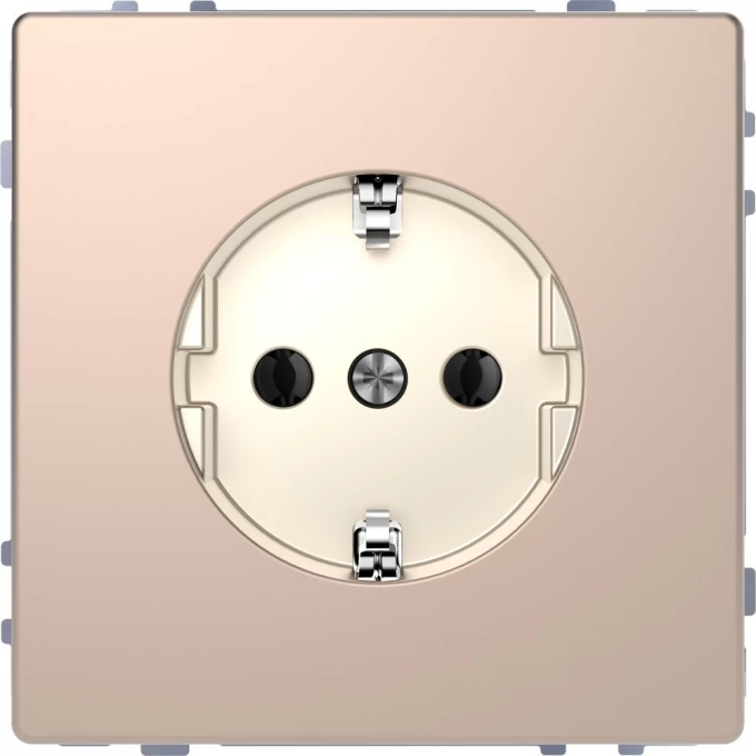 Розетка SCHNEIDER ELECTRIC MERTEN D-LIFE 16А, с заземлением, без шторок, шампань MTN2301-6051 Розетка SCHNEIDER ELECTRIC MERTEN D-LIFE 16А, с заземлением, без шторок, шампань MTN2301-6051