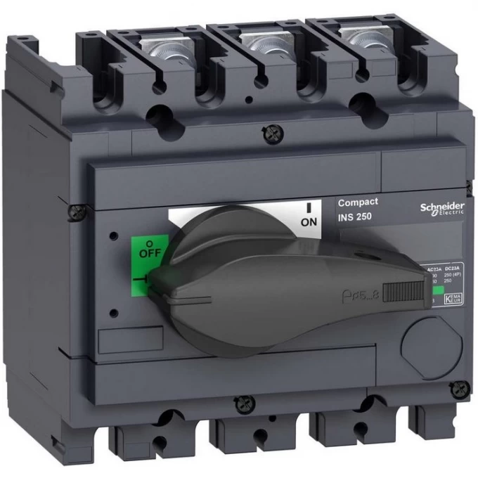 Выключатель-разъединитель SCHNEIDER ELECTRIC COMPACT INS250 3П 31106 Выключатель-разъединитель SCHNEIDER ELECTRIC COMPACT INS250 3П 31106