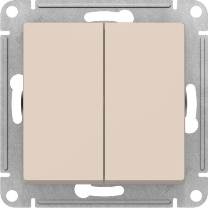 Переключатель перекрестный 2-клавишный SCHNEIDER ELECTRIC ATLASDESIGN 2хсх. 7, 10АХ, механизм, бежевый ATN000273 Переключатель перекрестный 2-клавишный SCHNEIDER ELECTRIC ATLASDESIGN 2хсх. 7, 10АХ, механизм, бежевый ATN000273