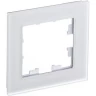 Рамка 1-постовая SCHNEIDER ELECTRIC ATLASDESIGN NATURE, матовое органическое стекло белый ATN330101