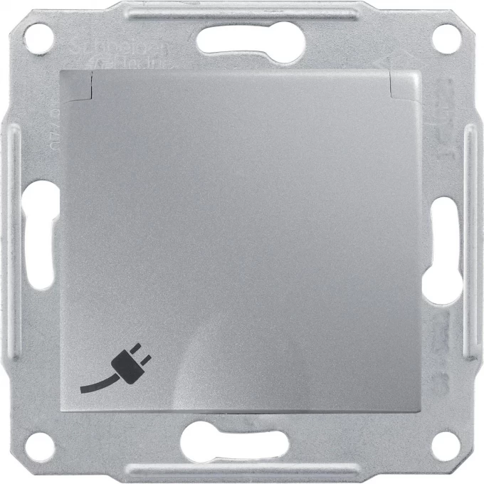 Розетка SCHNEIDER ELECTRIC SEDNA с зазем. конт., с защ. шторк., с крышк., IP44, алюминий SDN3100360 Розетка SCHNEIDER ELECTRIC SEDNA с зазем. конт., с защ. шторк., с крышк., IP44, алюминий SDN3100360