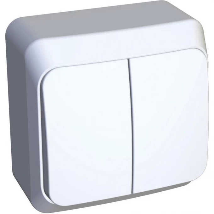 2-клавишный выключатель SCHNEIDER ELECTRIC ЭТЮД 10 АХ, БЕЛЫЙ, Россия BA10-002B 2-клавишный выключатель SCHNEIDER ELECTRIC ЭТЮД 10 АХ, БЕЛЫЙ, Россия BA10-002B