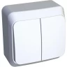 2-клавишный выключатель SCHNEIDER ELECTRIC ЭТЮД 10 АХ, БЕЛЫЙ, Россия BA10-002B