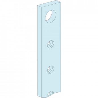 4 шины с резьбовыми отверстиями SCHNEIDER ELECTRIC PRISMA, 250 A, 1000 ММ