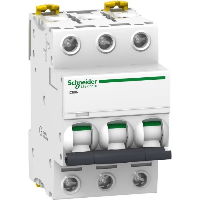 Автоматический выключатель SCHNEIDER ELECTRIC ACTI 9 iC60N 3П 10A D A9F75310 Автоматический выключатель SCHNEIDER ELECTRIC ACTI 9 iC60N 3П 10A D A9F75310