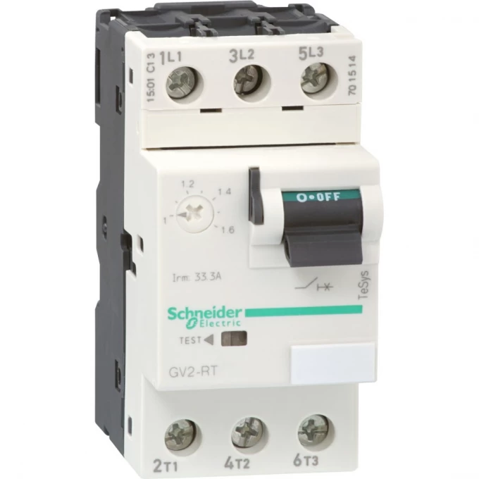 Автоматический выключатель SCHNEIDER ELECTRIC TESYS с комбинированным расцепителем 0,63-1А GV2RT05 Автоматический выключатель SCHNEIDER ELECTRIC TESYS с комбинированным расцепителем 0,63-1А GV2RT05