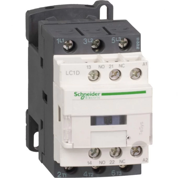 Контактор SCHNEIDER ELECTRIC TESYS D 3Р,32 A,НО+НЗ,220V 50/60 ГЦ, зажим под винт LC1D32M7 Контактор SCHNEIDER ELECTRIC TESYS D 3Р,32 A,НО+НЗ,220V 50/60 ГЦ, зажим под винт LC1D32M7