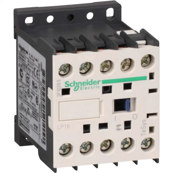 Контактор SCHNEIDER ELECTRIC TESYS K 3P, 12A,Н3,24В DС, винтовой зажим LP1K1210BD Контактор SCHNEIDER ELECTRIC TESYS K 3P, 12A,Н3,24В DС, винтовой зажим LP1K1210BD