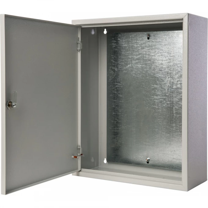 Корпус металлический навесной с монтажной панелью DEKRAFT, 500х400х170, IP31, Щ 30546DEK