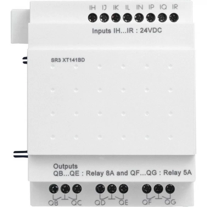 Модуль расширения дискретного ввода/вывода SCHNEIDER ELECTRIC ZELIO LOGIC 8ВХ/6ВЫХ ~240В SR3XT141FU Модуль расширения дискретного ввода/вывода SCHNEIDER ELECTRIC ZELIO LOGIC 8ВХ/6ВЫХ ~240В SR3XT141FU