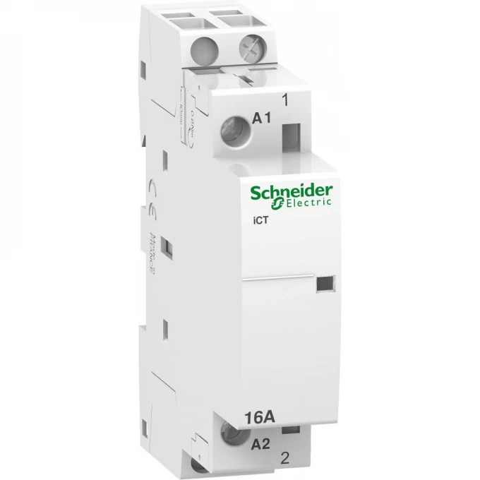 Модульный контактор SCHNEIDER ELECTRIC ACTI9 iCT16A 1НО 220В АС 50ГЦ A9C22511