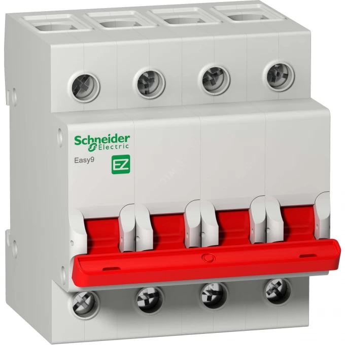 Выключатель нагрузки SCHNEIDER ELECTRIC EASY9 (модульный рубильник) 4П 100А 400В =S= EZ9S16491 Выключатель нагрузки SCHNEIDER ELECTRIC EASY9 (модульный рубильник) 4П 100А 400В =S= EZ9S16491